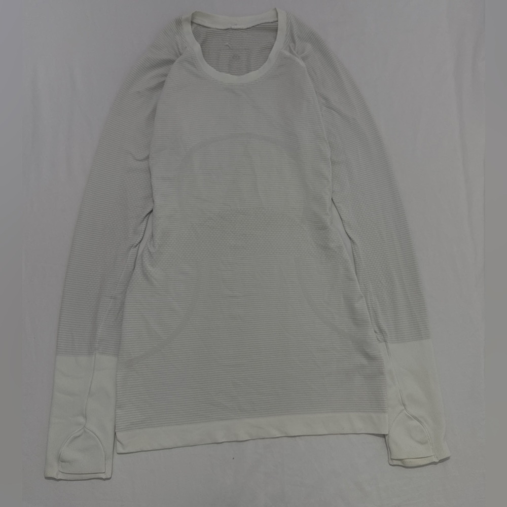 lululemon athletica Long Sleeve Top - Light Gray
